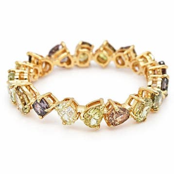 Zonder minimumprijs - Ring - 14 karaat Geel goud - 2.50ct., Nieuw