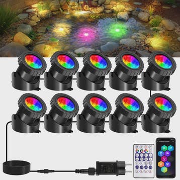 Waterdichte RGB LED Spot Verlichting voor Vijver & Fontein -, Verzenden, Nieuw