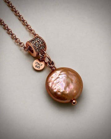 Designer juweel - Parel - Zilver 925 - Certificaat -