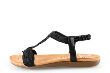 Dolcis Sandalen in maat 38 Zwart, Dolcis, Verzenden, Zwart, Sandalen of Muiltjes