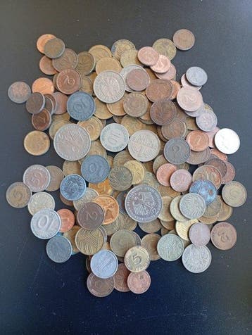 Duitsland. Lot of 175+ coins, various denominations XIX/XX