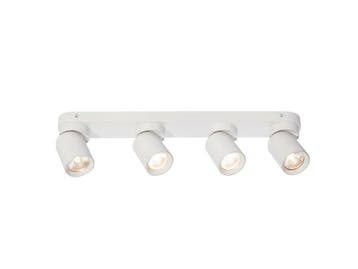 Veiling - 2x GU10 Opbouwspot Armatuur 4 cilinder zand wit, Nieuw