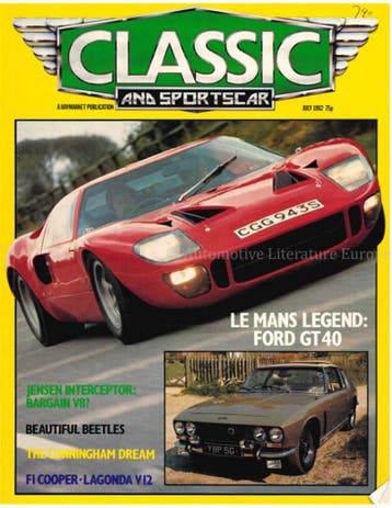 1982 CLASSIC AND SPORTSCAR MAGAZINE (07) JULI ENGELS, Nieuw, Author