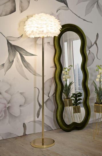 VLOERLAMP VEREN SLANK WIT CM Ø 43X170, Ophalen of Verzenden, Nieuw