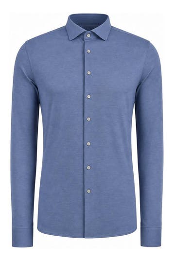 Dutch Dandies Overhemd in maat 42 Blauw, Verzenden, Zo goed als nieuw, Blauw, Dutch Dandies