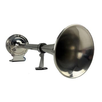 RVS Scheepshoorn 40 cm 12 volt enkel, Ophalen of Verzenden, Nieuw
