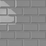 Wandtegel metrotegel 10x20 donker grijs glans wandtegel, Doe-het-zelf en Verbouw, Tegels, Ophalen, Nieuw, 10 m² of meer, Wandtegels