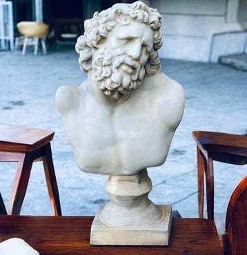 sculptuur, Dorso laocoonte - 43 cm - Gegoten steen