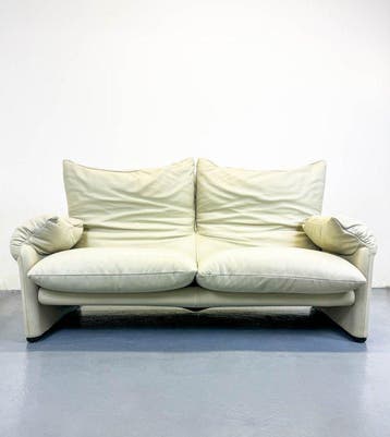 Cassina - Vico Magistretti - Sofa - Maralunga - Leder