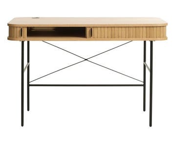 Bureau Nola 120x60 cm - Naturel | Meubelplaats, Huis en Inrichting, Ophalen of Verzenden, Nieuw