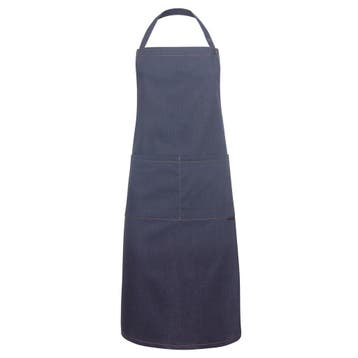GGM Gastro | KARLOWSKY | Slabbenschort Denim X-Style - |, Verzenden, Nieuw, Zwart, Schort