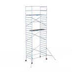 Tweedehands rolsteiger Euroscaffold 135x250 8,2m werkhoogte, Doe-het-zelf en Verbouw, Steigers, Verzenden, Nieuw, Rolsteiger of Kamersteiger