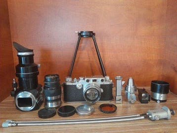 Leica Leica III f Meetzoeker camera
