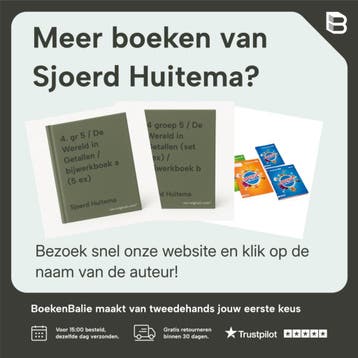 4. gr 4 / De Wereld in Getallen / rekenboek b 9789034546593, Verzenden, Gelezen, Sjoerd Huitema