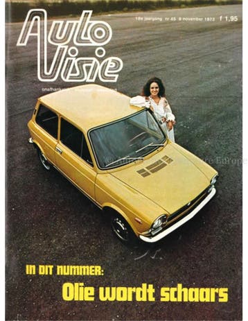 1973 AUTOVISIE MAGAZINE 45 NEDERLANDS, Nieuw, Author
