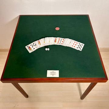 Speeltafel - brug - Vilt, Hout - Vouwbaar voetenkompas