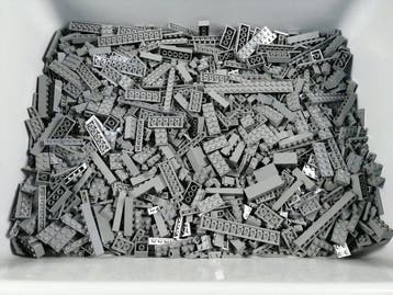 Lego - geen serie - Partij van 1000 donkergrijze (Dark, Nieuw