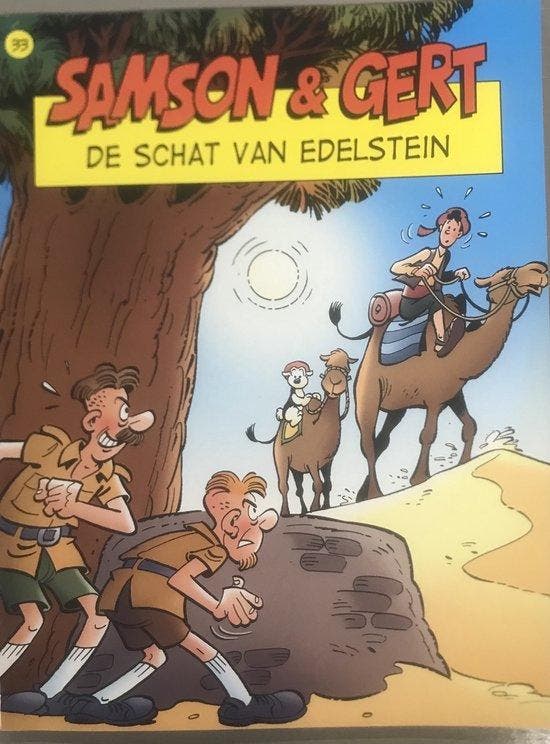Samson & Gert Strip 33: De Schat Van Edelstein 5414233008408, Boeken, Kinderboeken | Kleuters, Zo goed als nieuw, Verzenden