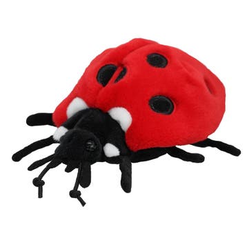 Nature Planet lieveheersbeestje knuffel - pluche - 15 cm, Kinderen en Baby's, Speelgoed | Knuffels en Pluche, Verzenden, Nieuw
