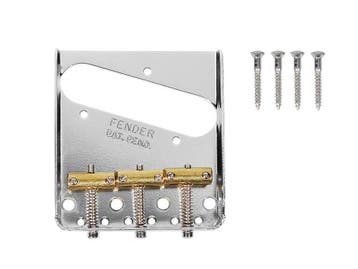 Fender American Vintage 3 zadel Telecaster Brug chrome, Muziek en Instrumenten, Verzenden, Nieuw