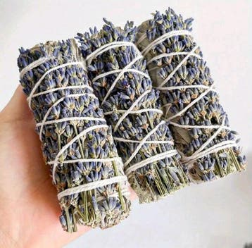 3 stuks natuurlijke smudge bundel van Salie en Lavendel, Nieuw