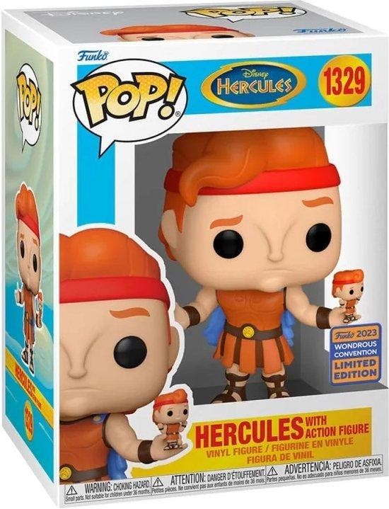 Funko Pop #1329 Hercules with Action figure Exclusive Funko, Kinderen en Baby's, Speelgoed | Overig, Verzenden