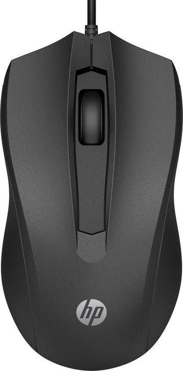 Bedrade Muis HP 100 - Zwart (Toetsenborden en muizen), Verzenden, Nieuw
