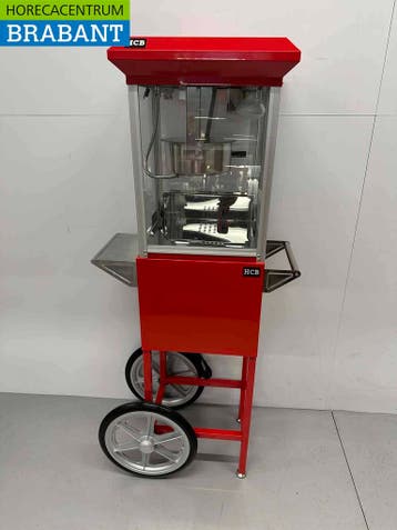 Popcornmachine Popcorn machine met onderstel rood 230V, Ophalen of Verzenden, Nieuw in verpakking