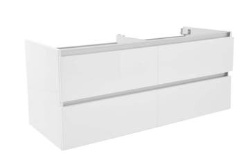 Vision losse onderkast dubbel+4 laden 120x47 wit, Verzenden, Nieuw
