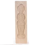 Speculaasplank Medium Pop Man (Piet) 20,5x5,5cm., Verzenden, Nieuw