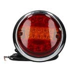 LED hamburger Achterlamp 12/24 met Chrome-Look opbouw, Verzenden, Nieuw