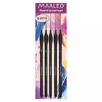 Maaleo Penseelset 5-delig – Perfect voor Fijn Schilderwerk, Hobby en Vrije tijd, Schilderen, Ophalen of Verzenden, Nieuw