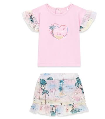 Guess baby meisjes set roze - 56 (1-2 maanden), Ophalen of Verzenden, Nieuw