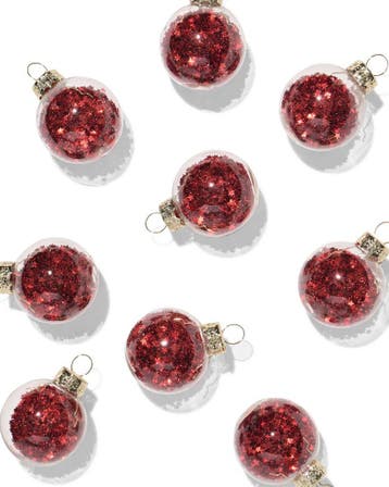 HEMA Kerstballen glas rood - 9 stuks, Diversen, Verzenden, Nieuw