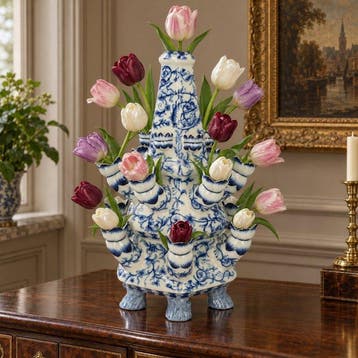 Vaas - Porselein - Tulip Vase