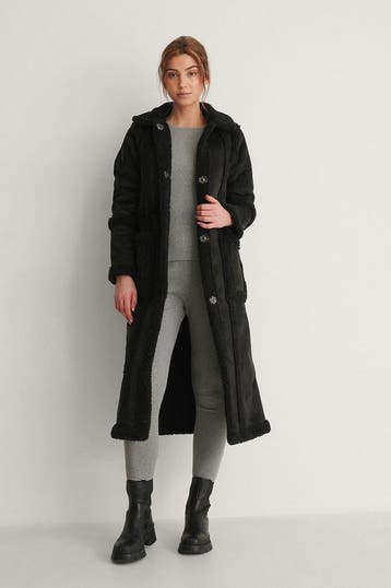 na-kd teddy detailed Dames Jas- Maat EU 36, Kleding | Dames, Verzenden, Nieuw