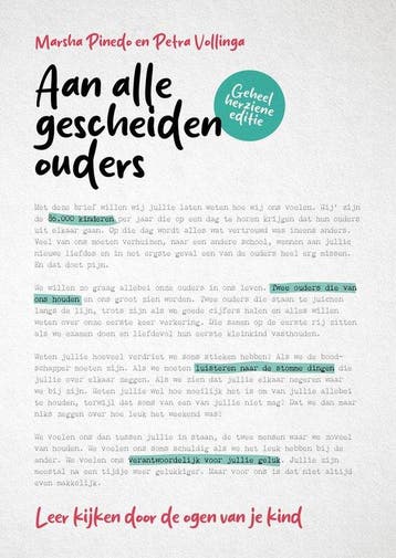 9789400518230 Aan alle gescheiden ouders | Tweedehands, Verzenden, Zo goed als nieuw, Marsha Pinedo