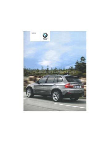 2008 BMW X5 INSTRUCTIEBOEKJE NEDERLANDS