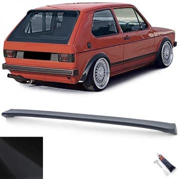 Achterklep Spoiler VW Golf 1 74-85 Matt Zwart, Ophalen of Verzenden, Nieuw