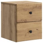 vidaXL Wandbeugel Bedkast met lade Artisanaal eiken 34,5 x, Huis en Inrichting, Minder dan 45 cm, Verzenden, Nieuw, Minder dan 55 cm