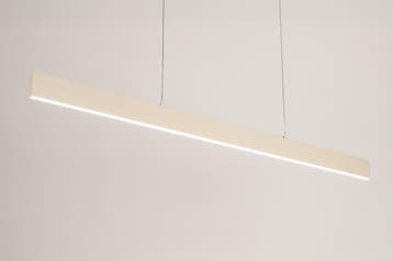 Rietveld Hanglampen - Beige, Zand - Metaal, Aluminium, Verzenden, Nieuw