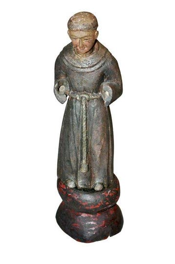 sculptuur, Franciscus van Assisi - 43 cm - Hout