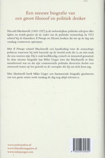 Machiavelli 9789026325809 Miles J. Unger, Verzenden, Gelezen, Miles J. Unger