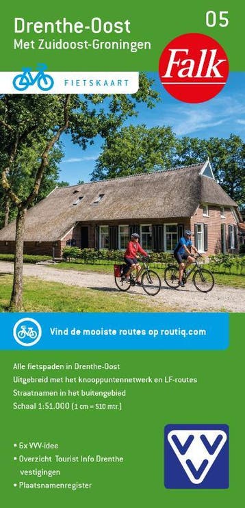 Falk Vvv Fietskaart 05 Drenthe-Oost |  | Nieuw, Ophalen of Verzenden, Nieuw