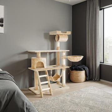 Krabpaal Marcel 141cm - beige, Dieren en Toebehoren, Verzenden, Nieuw