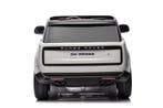 24V Range Rover wit, 2 pers, 2x240W motors, leder, FM, EVA, Ophalen of Verzenden, Nieuw