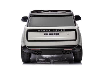 24V Range Rover wit, 2 pers, 2x240W motors, leder, FM, EVA, Ophalen of Verzenden, Nieuw
