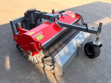 Hemach 150 cm  | Hydraulische Veegmachine (Knikmops), Ophalen of Verzenden, Wiellader of Shovel