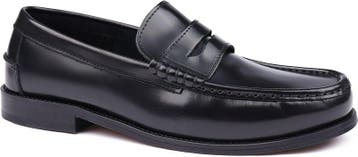 Suitable Penny Loafers Leer Zwart maat 43 Heren, Verzenden, Zwart, Nieuw, Suitable