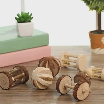 Natuurlijk Houten Speelgoed Set voor Knaagdieren, Konijnen &, Verzenden, Nieuw